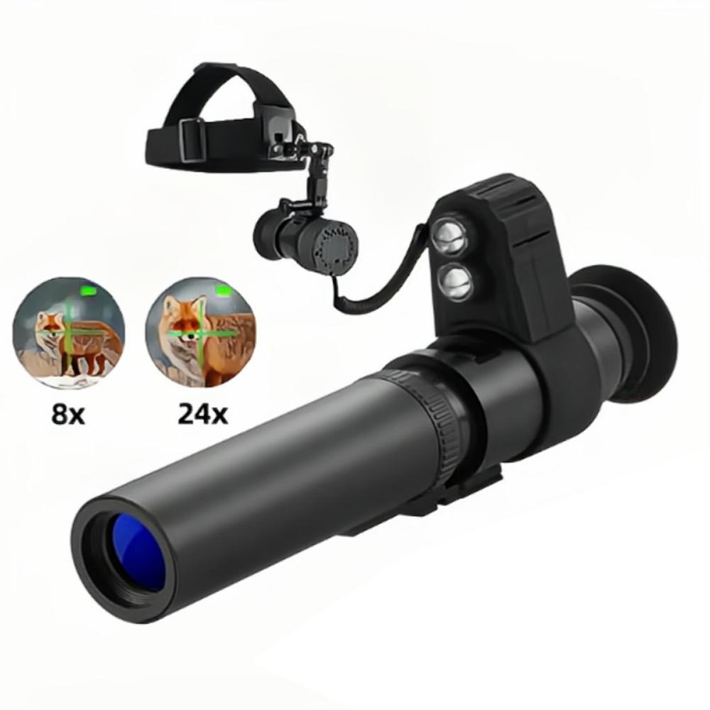 Cross Cursor Digital 8-24X Night Vision Monocular 850nm Infrared Scope for Hunting