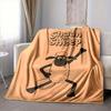 1Pc Sheep Adventure Farm Flannel Blanket, Soft And Comfortable, Casual Warm, Camping Travel, Christmas, Halloween Xmas Gift N172