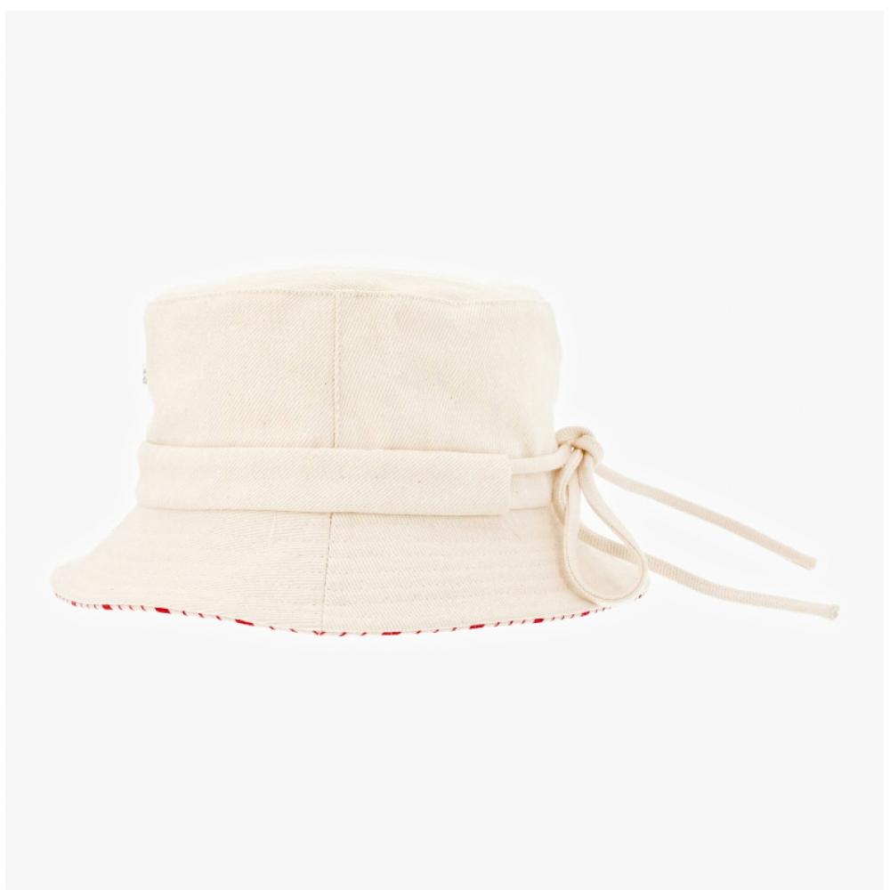 Jacquemus 223ac001 1514 11e Шляпа-ведро Le Bob Gazeau с бантом