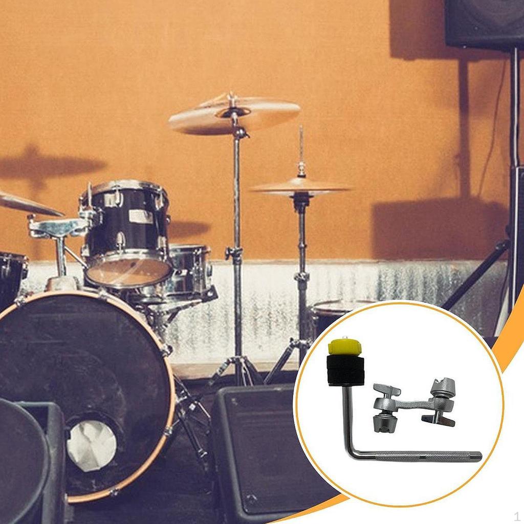 Удлинитель тарелки Крепление зажима для рычага Аксессуары для высокопроизводительных барабанов L-образный стержень Регулировка