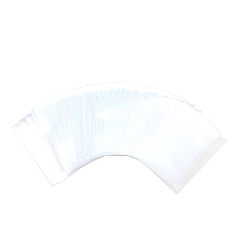 50Pcs Korea Card Sleeves Clear Acid Free-No Cpp Hard 80X120Mm Photocard Holographic Protector Film Album Binder