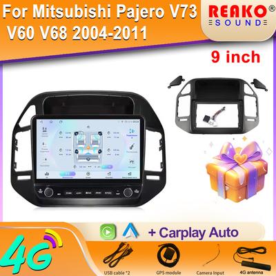 Android для Mitsubishi Pajero V73 V60 V68 2004-2011 Автомобильное радио Carplay Навигация GPS Стерео Авто Экран Bluetooth Мультимедийный Плеер