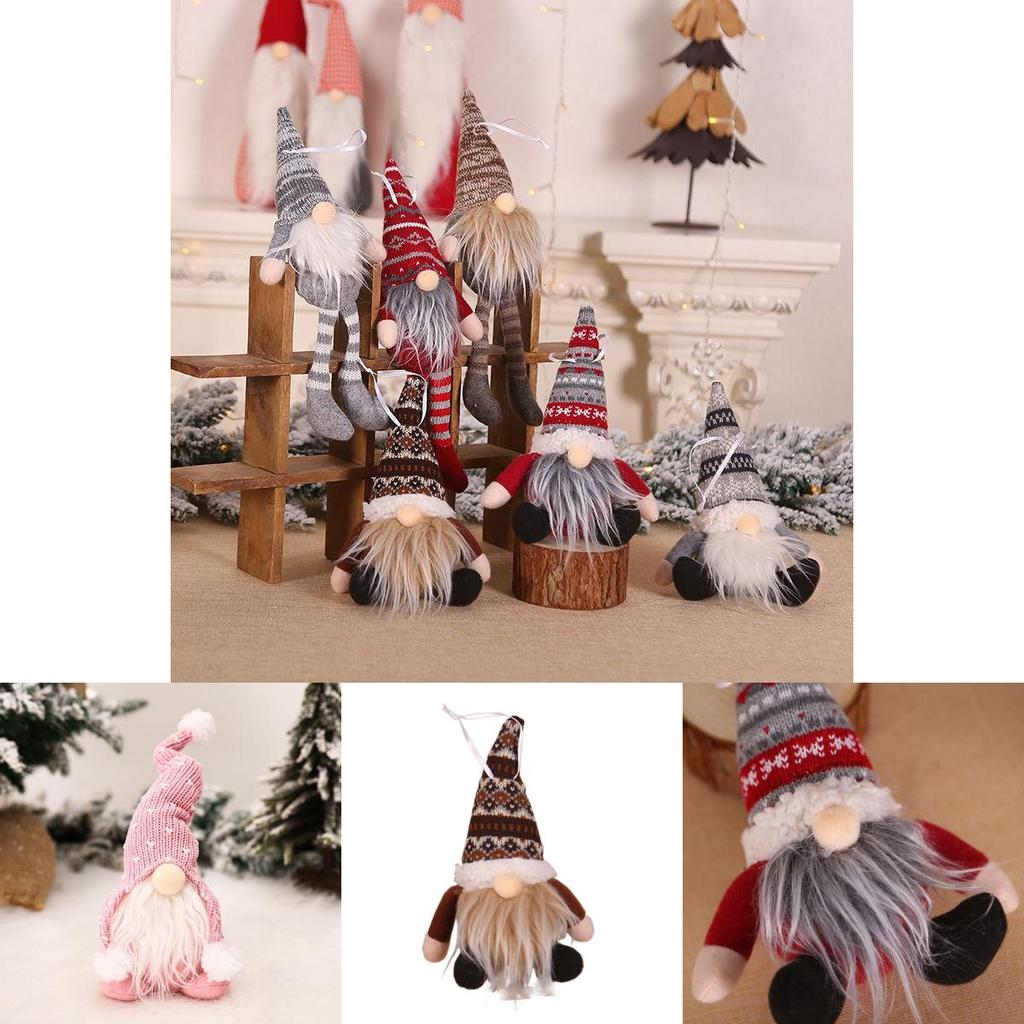 Праздничный Рождественский Гном Плюшевая Кукла Санта для Радостных Праздничных Украшений