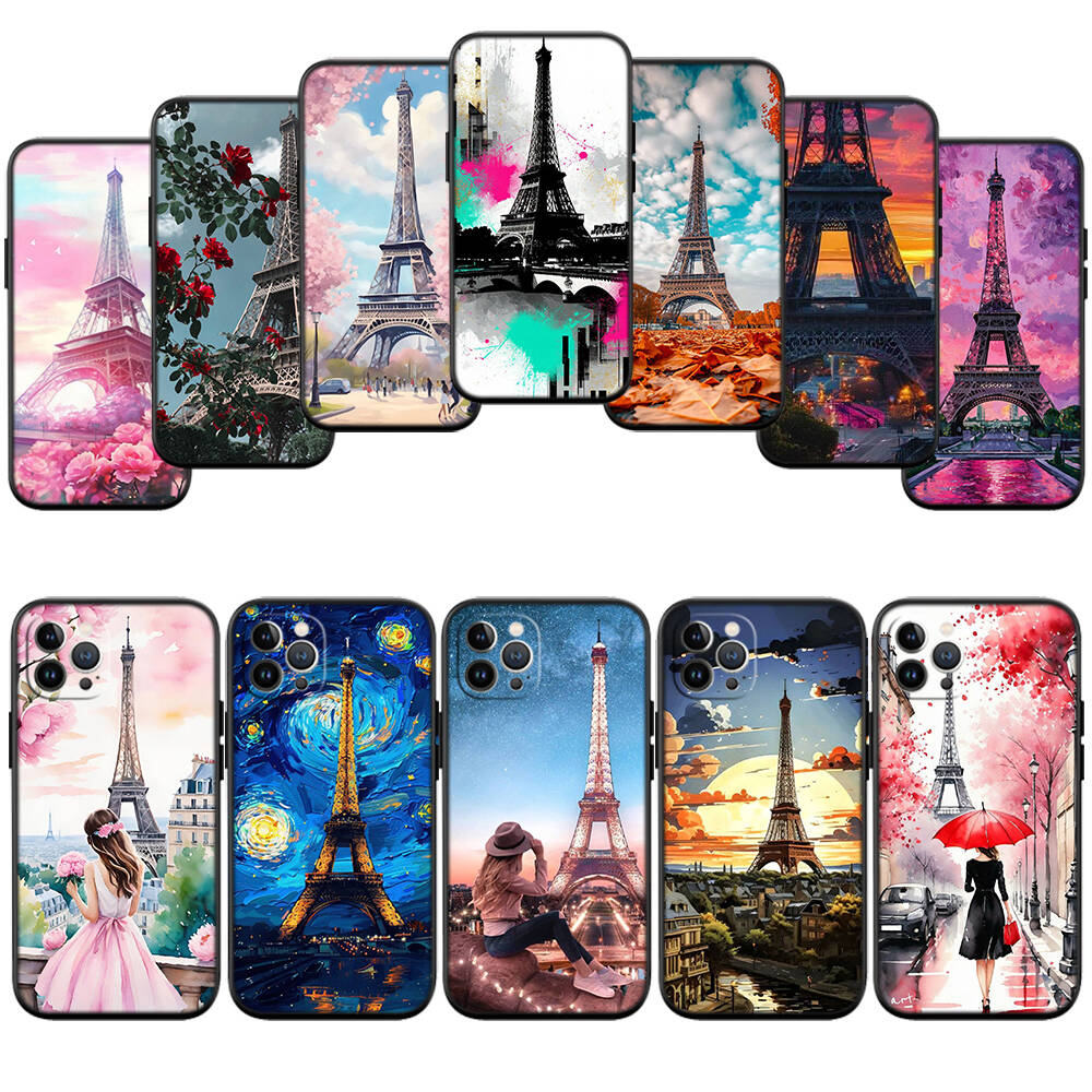 Paris Eiffel tower Phone Case for Motorola Moto Edge 60 60s 70 G86 G56 G54 E14 G04S G45 G54 G64 X30 X40 X50 S30 S50 Pro Power Tylus