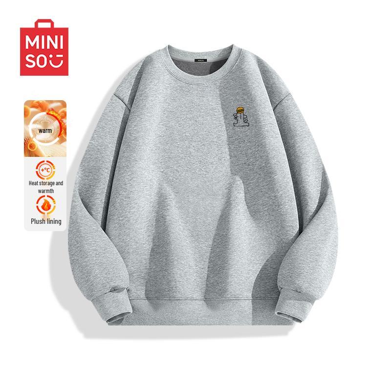 MINISO Мужской пуловер-свитшот с мультяшным щенком