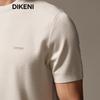 Мужской минималистичный шерстяной вязаный свитер с коротким рукавом DIKENI
