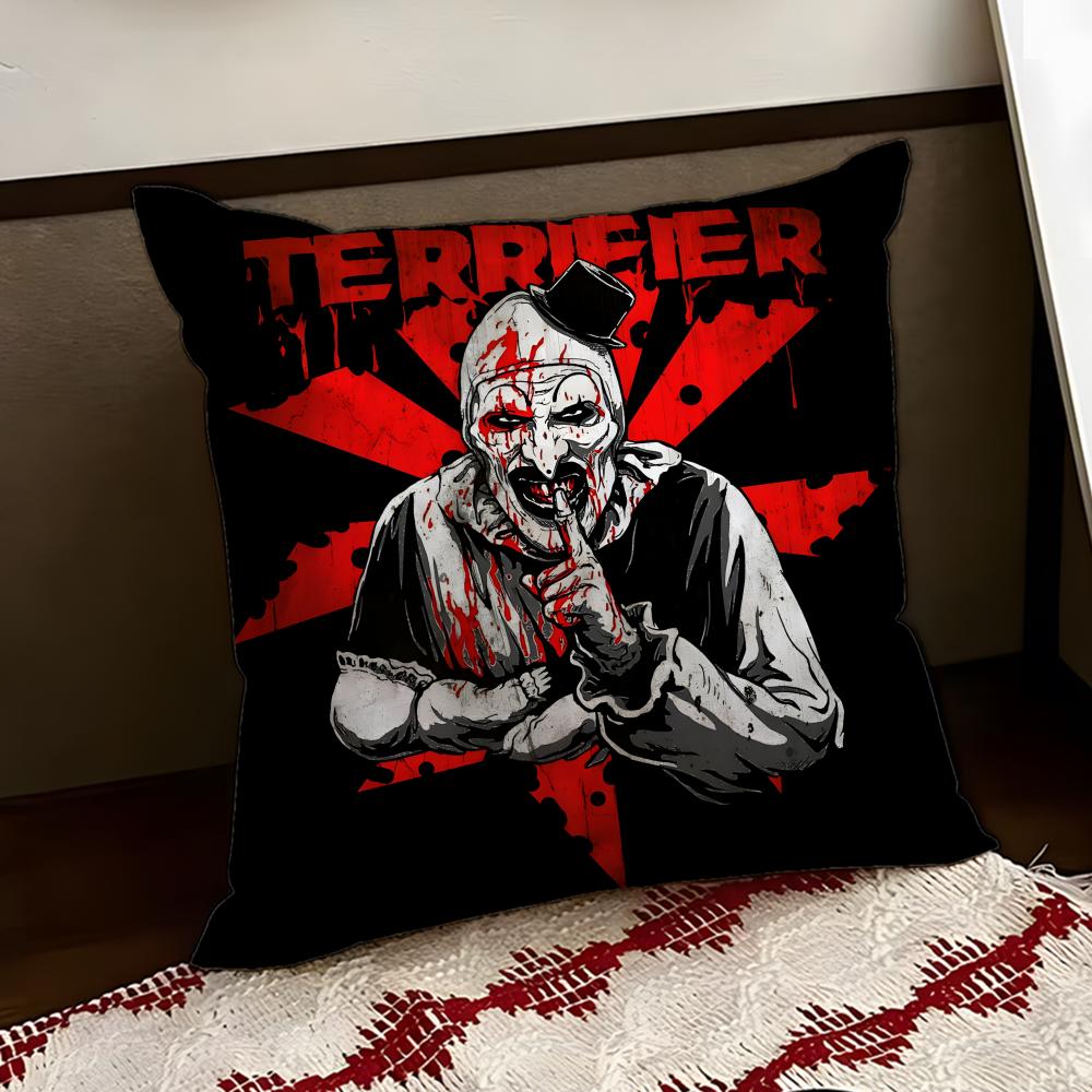 Movie TTerrifierR Cushion Cover Reversible Soft Durable Pillow Cover Home Car MultiScene Use for Daily Comfort