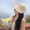 Women Ladies Summer Wide Brim Foldable Sun Hat Anti-Uv Beach Visor Caps Hats