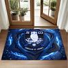 Sheffield Wednesday Football Design Crystal Velvet Rug Soft Decorative Mat for Bedroom Entrance