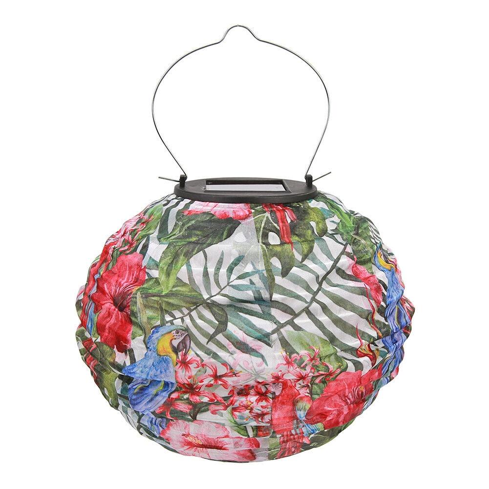 Солнечный нейлоновый тканевый фонарь 8" 20см 10" 25см 12" 30см для украшения двора