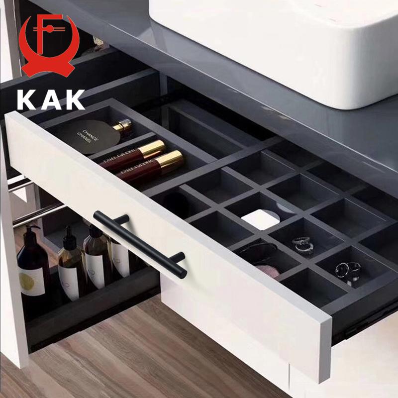 KAK 20 шт. Кухонные ручки Черные Золотые Серебряные Нержавеющая сталь Т-образные ручки 96 мм Ручки и ручки для шкафов Мебельная ручка Фурнитура