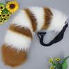 Cartoon Raccoon Ear Hairband/ Tail Adult Unisex Halloween Party Headband Costume