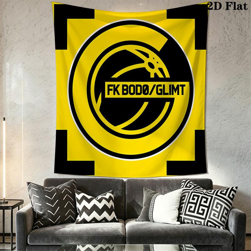FK Bodø Wall Hanging Printed Fabric Blanket Decorative Tapestries for Bedroom Living Room Home Decor