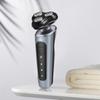 Электробритвы для мужчин Водонепроницаемый электрический триммер Бритва для влажного и влажного использования Перезаряжаемые аккумуляторные роторные бритвы Машинное бритье