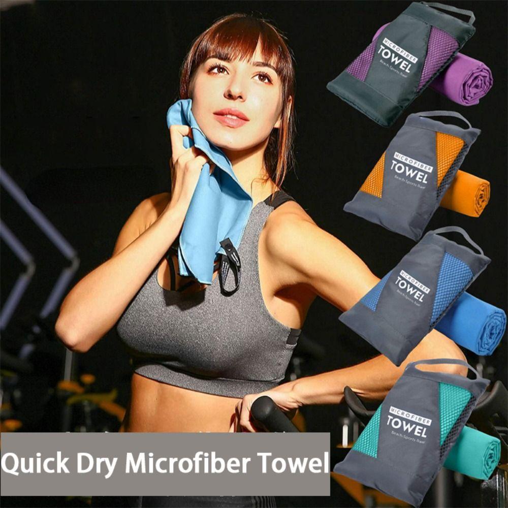 Быстросохнущее полотенце из микрофибры Толстое Спортивное Пляжное полотенце Кемпинг Спортзал Йога Туризм