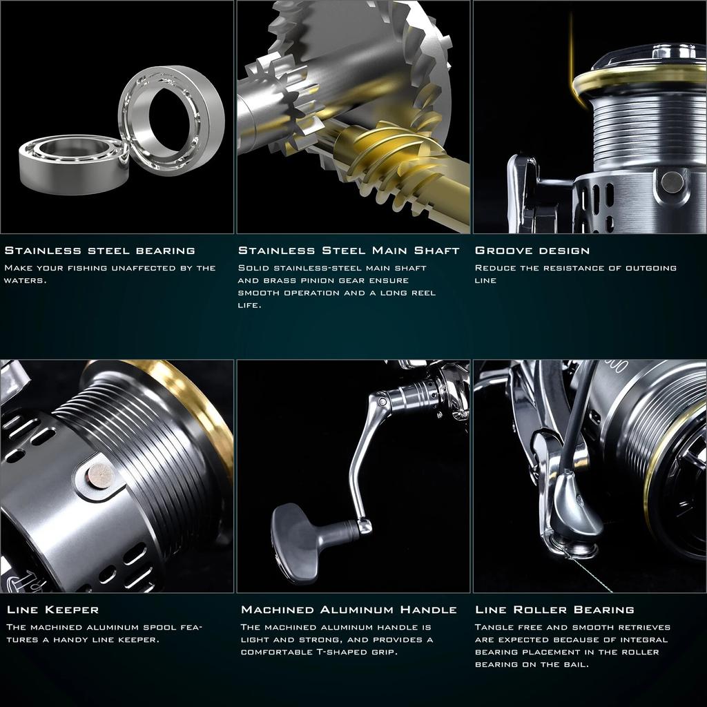 New Spinning Fishing Reels 1000-5000 Ultralight Max Drag 25kg 5.2:1 12+1BB Surfcasting Saltwater Jigging Fishing Accessories