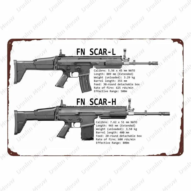 Винтажная металлическая табличка Узи, Плакат, Бар, Клуб, Кафе, Декоративная тарелка для комнаты, Жестяная картина с изображением винтовки, Для военных фанатов, Настенные наклейки