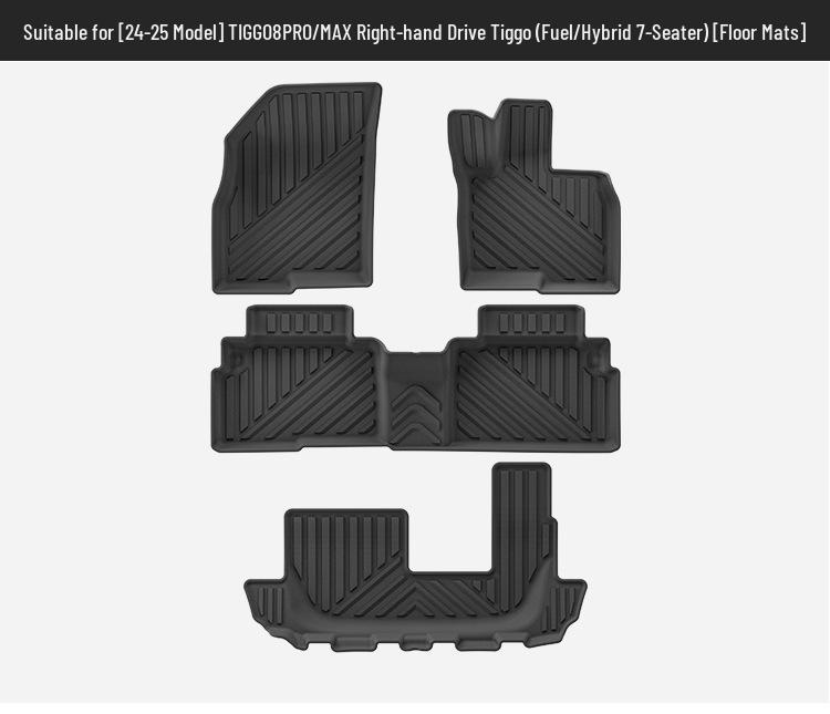Коврики в салон и багажник Chery Tiggo 8 TPE 2024-2025