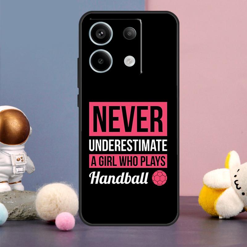 Stylish Playing Handball Case For Xiaomi Redmi Note 13 9 10 11 12 14 15 Pro Plus Redmi 15 15C 14C 10C 12C 13C Cover