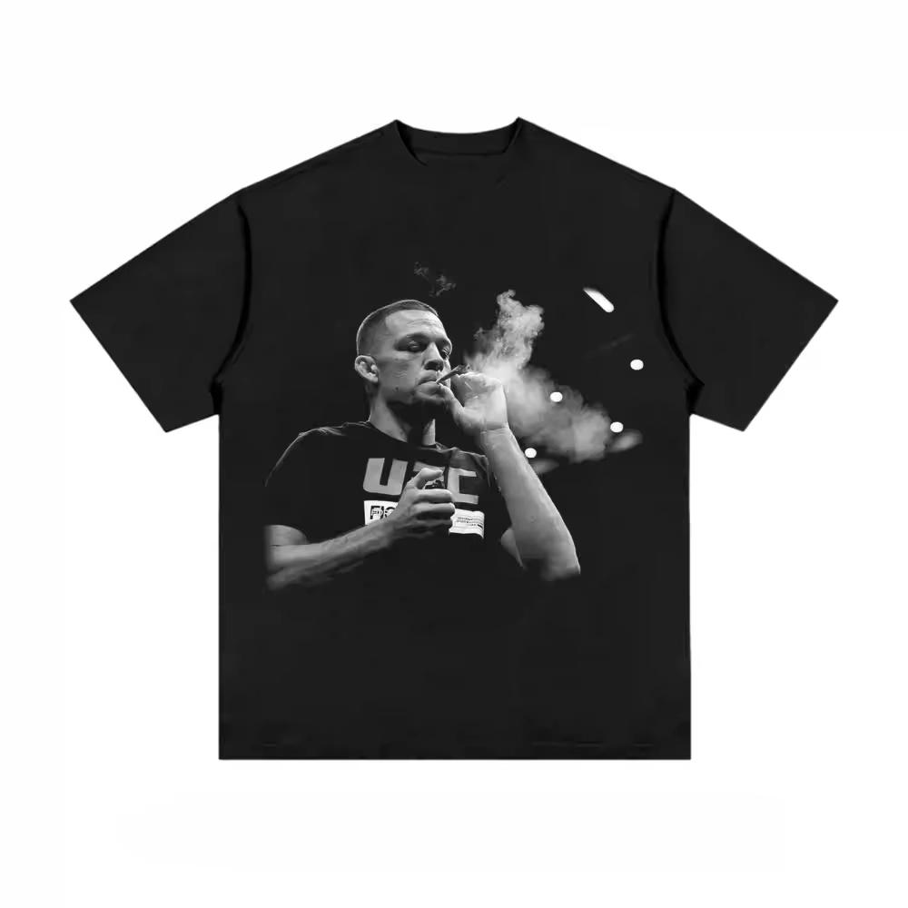 UFC Star Printed Cotton Tee 2026 New Y2k Fashion Style Unisex Unisex Unisex Casual Summer Streetwear Short Sleeve Tops