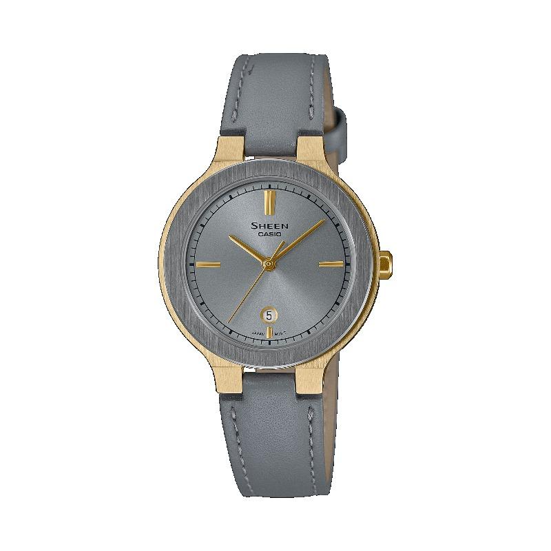 Casio Sheen Women's Stainless Steel 50M Water Resistant Analog Quartz Watch SHE-4559GL-8A