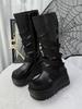 Черные готические ботинки на платформе для женщин, массивный каблук, шнуровка, ремешки с пряжками, идеально подходят для панк/рейв нарядов, боковая молния, женская модная обувь