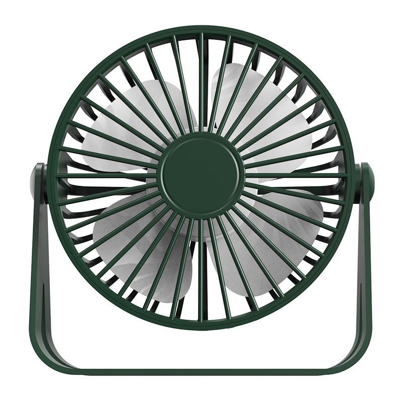 Portable USB Fan with Silent Operation, Long Battery Life, and Strong Wind for Desktop and Bedroom Use