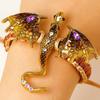 Creative Braided Rope Bracelet Vintage Woven Cord Wristband Fashion Animal Dragon Bracelet  Cosplay