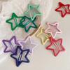 3pc Korean New Big Star BB Hairpin Hair Side Clips for Girls Women Kids Gift Wedding Party Hair Accessories New Headwear Women