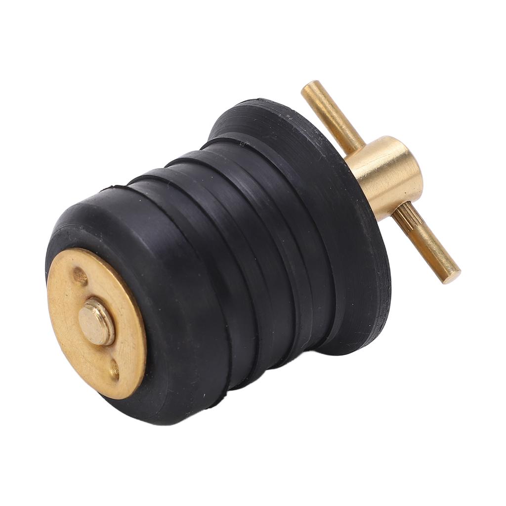 Латунная Т-образная ручка сливной пробки с резиновым уплотнителем устойчивость к ржавчине аксессуары для морских лодок 1.25in32mm