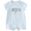 DAVE&BELLA Baby Boys' Short-Sleeve Summer Romper