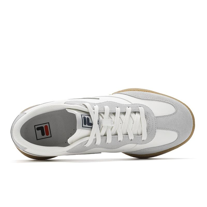 FILA PENGUIN Lightweight Abrasion Resistant Cushioning Breathable Low top Skateboard Shoes Men's White F12M512207FBM