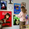 B-BillieS Винтажные Постеры Липкая Ретро Крафт Бумага Стикер DIY Комната Бар Кафе Каваи Комнатный Декор