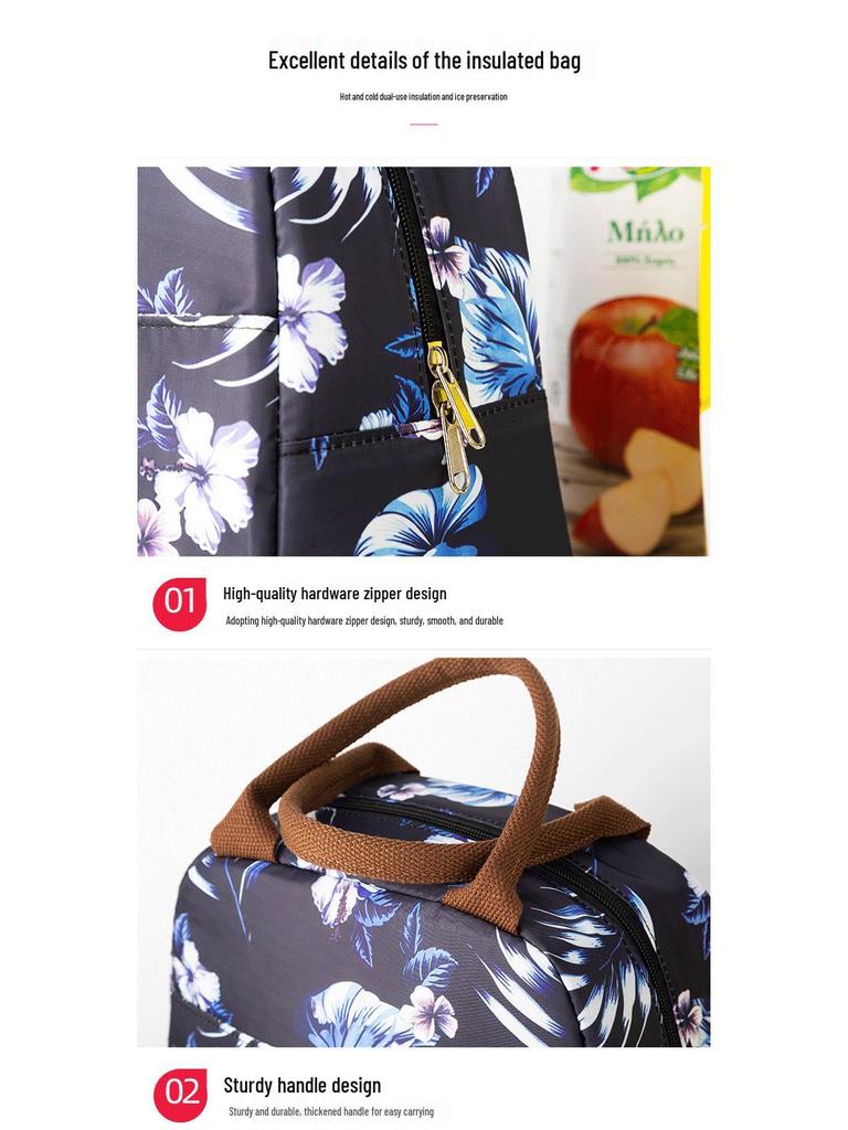 Настраиваемая большая вместимость Оксфордская ткань Изолированная сумка для мамы и малыша Бенто