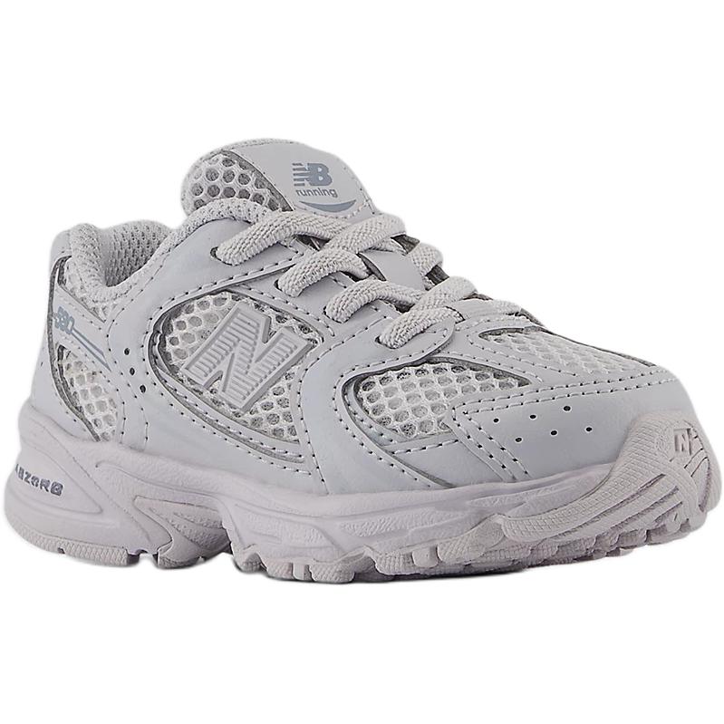 New Balance Nb 530 Bungee Удобные Мягкие Модные Низкие Кроссовки для Ходьбы Детская Обувь Серый IZ530TBA