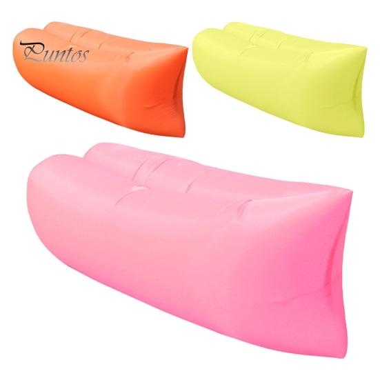 Надувной диван Легкий портативный водостойкий воздушный шезлонг вмещает до 441 фунта Легко надувается Двойные воздушные камеры Воздушный шезлонг Ripstop