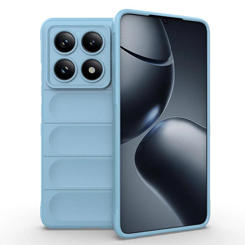 Роскошный противоударный защитный чехол с защитой камеры Для Redmi Note 14 13 12 Pro Plus 5G 4G Для Xiaomi 14T Pro 13C 12C Мягкий ПК чехол-оболочка