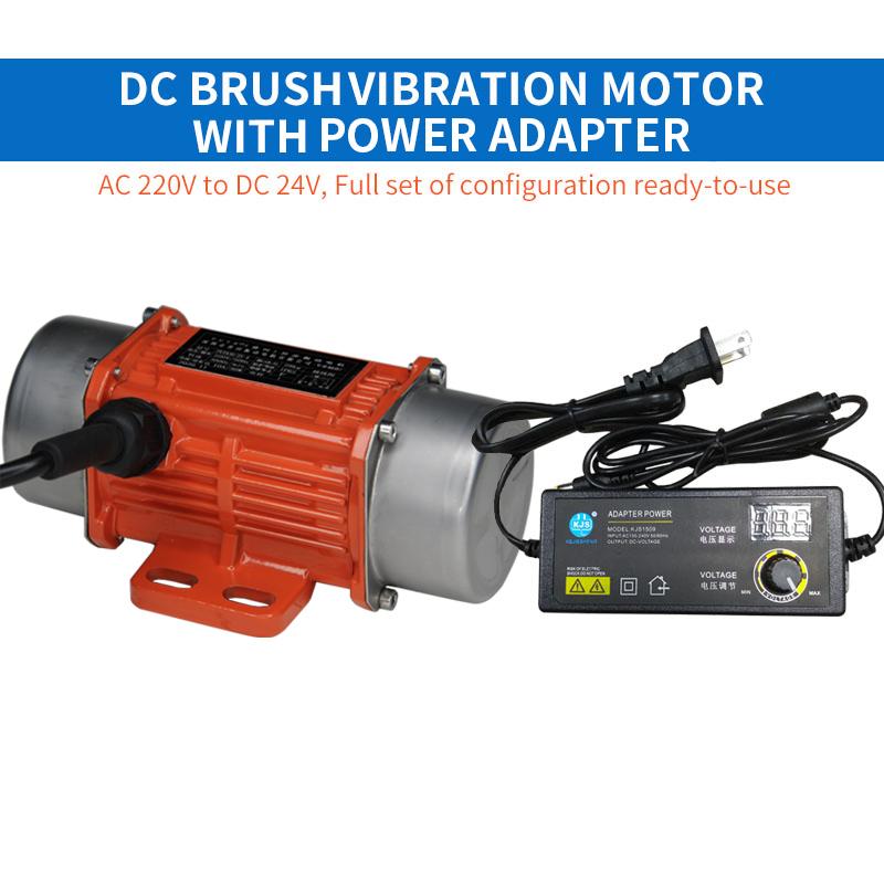 DC Brush Small Vibration Motor 12V 24 volts Used in Concrete Vibrator Plane Ruler Industrial Vibrating Source