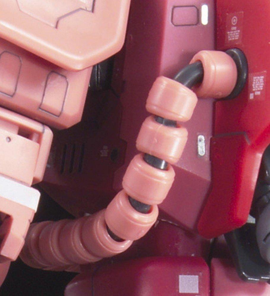 Пластиковая модель мобильного костюма RG Gundam Zaku MS-06S Char's 1/144 с цветовой кодировкой