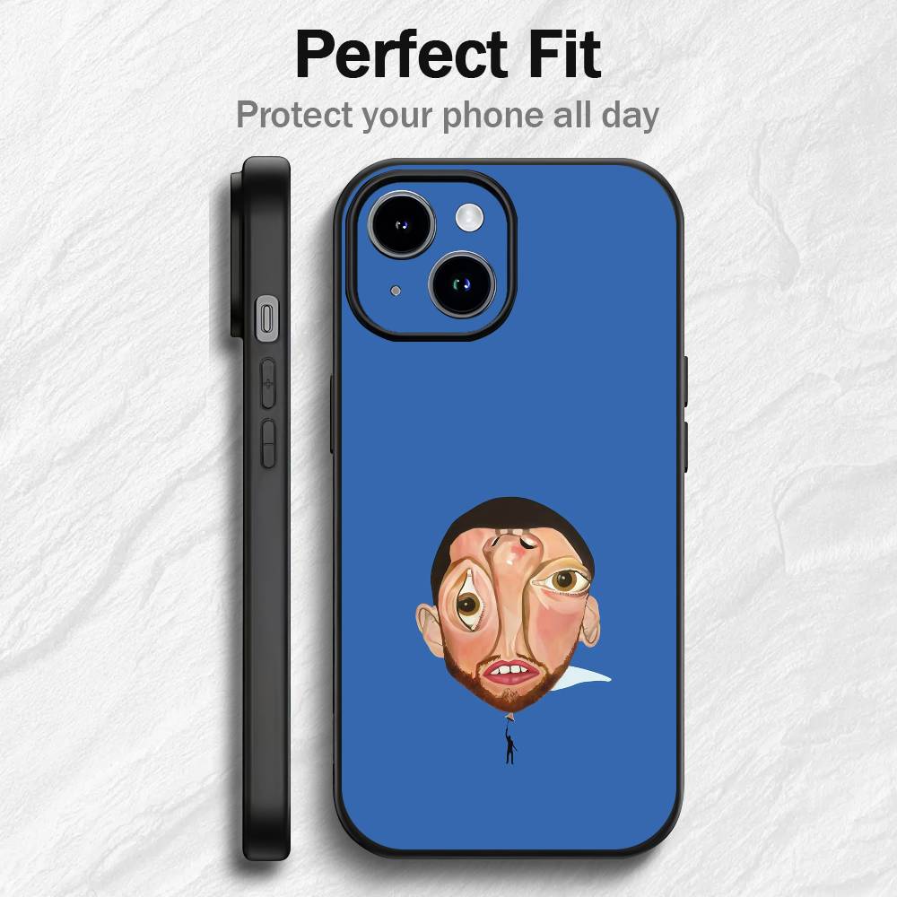 Крутой чехол для телефона M-mac M-millerS для iPhone 17 16 15 14 13 12 PRO MAX PLUS Mini TPU Мягкий, приятный для кожи чехол
