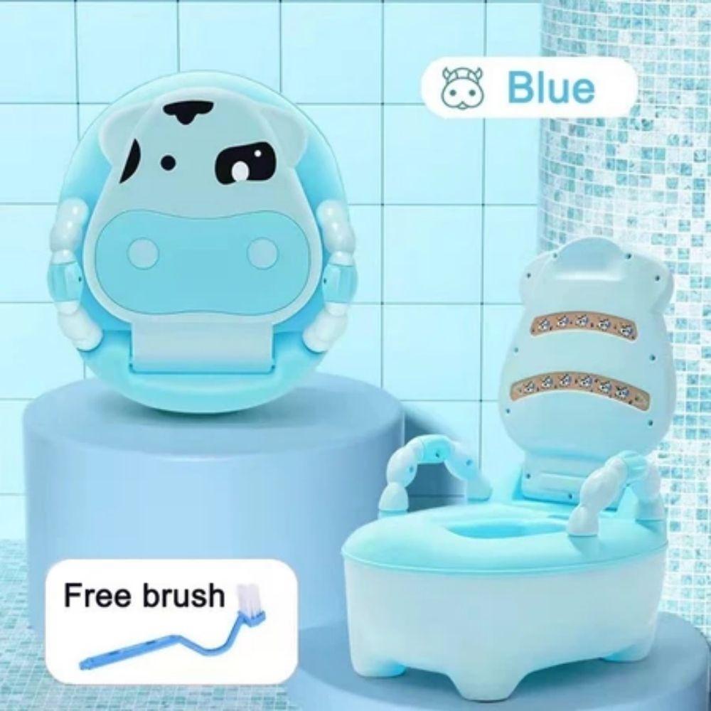 Противоскользящее сиденье для приучения к туалету со спинкой Детский специальный горшок Детский горшок Для 1-6 лет