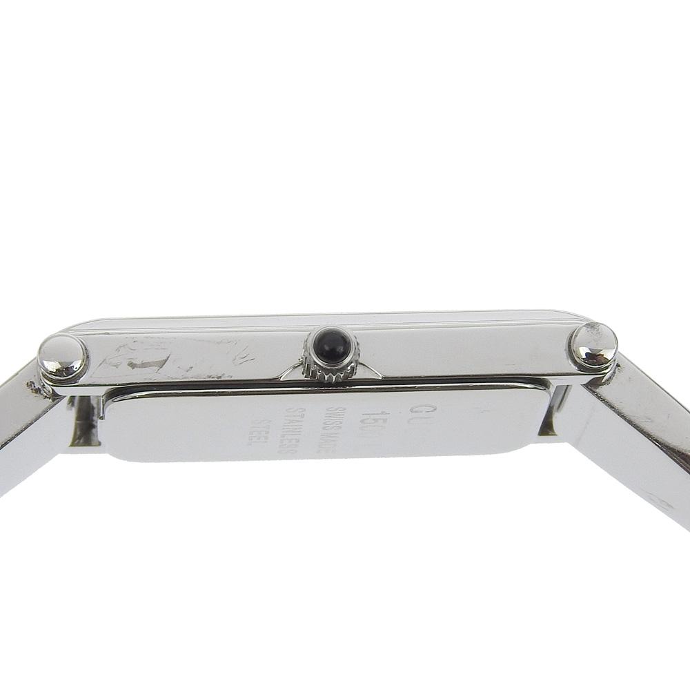 Gucci Часы 1500L Серебристый циферблат Нержавеющая сталь Кварцевые Аналоговый дисплей Женские Б/у