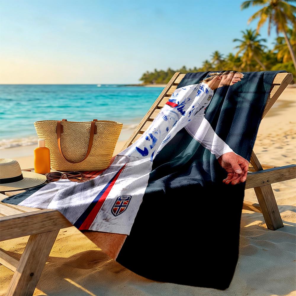 Haaland Beach Towel Super Soft & Absorbent Comfortable Lightweight