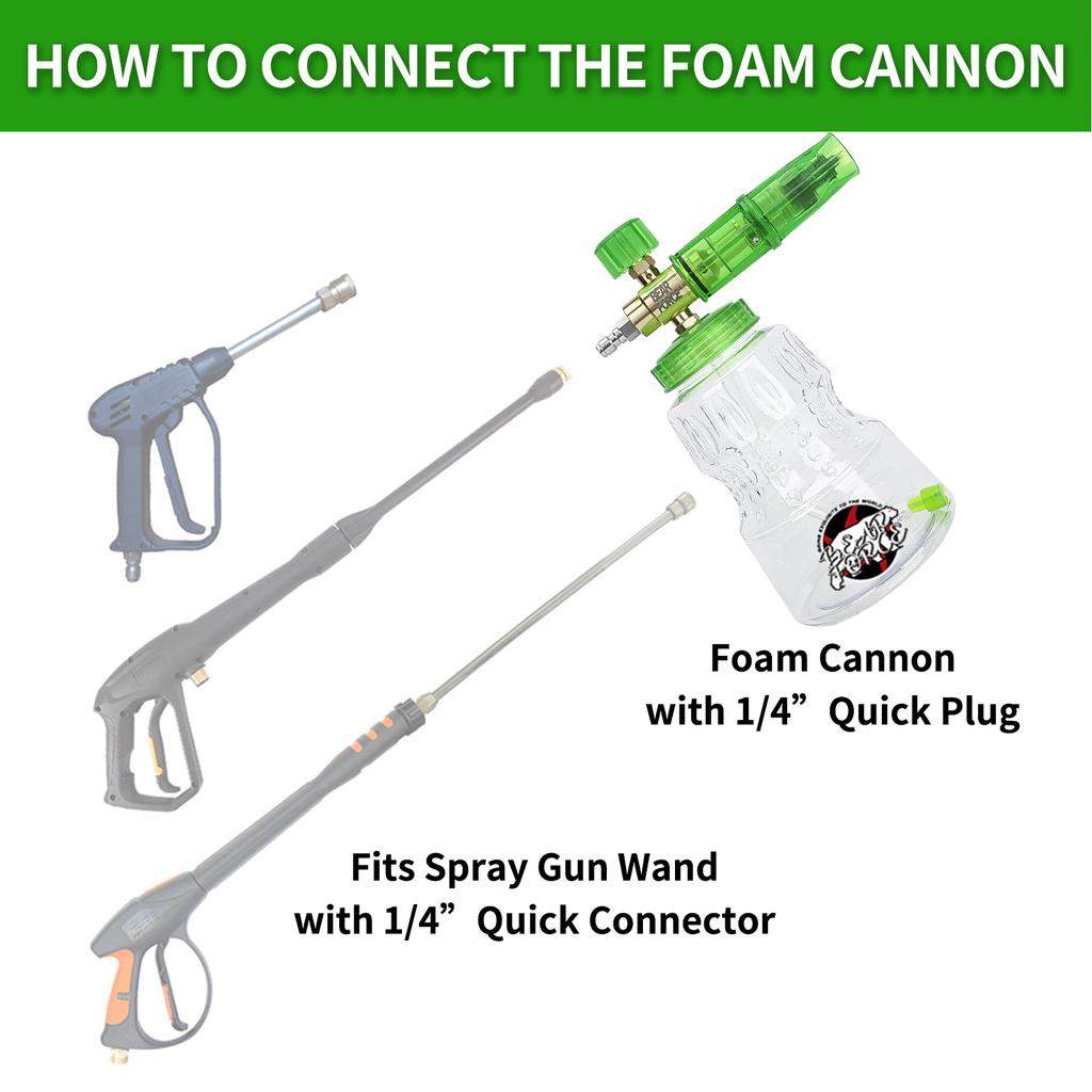 Pressure Washer Aluminum Foam Lance Foam Nozzle Car Wash Foam Maker for Karcher Elitech Bort AR Bosch Michelin Pressure Washer