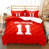 National Soccer Team Core Player Number Duvet Cover Set EU Single Double King US Twin Full Queen Size  Bedclothes