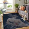Ghost Blade by Wolp Carpet and Rug -Sexy Ancient Style Anime Girl Large Area Decorative Pad In Living Room Girl Gift