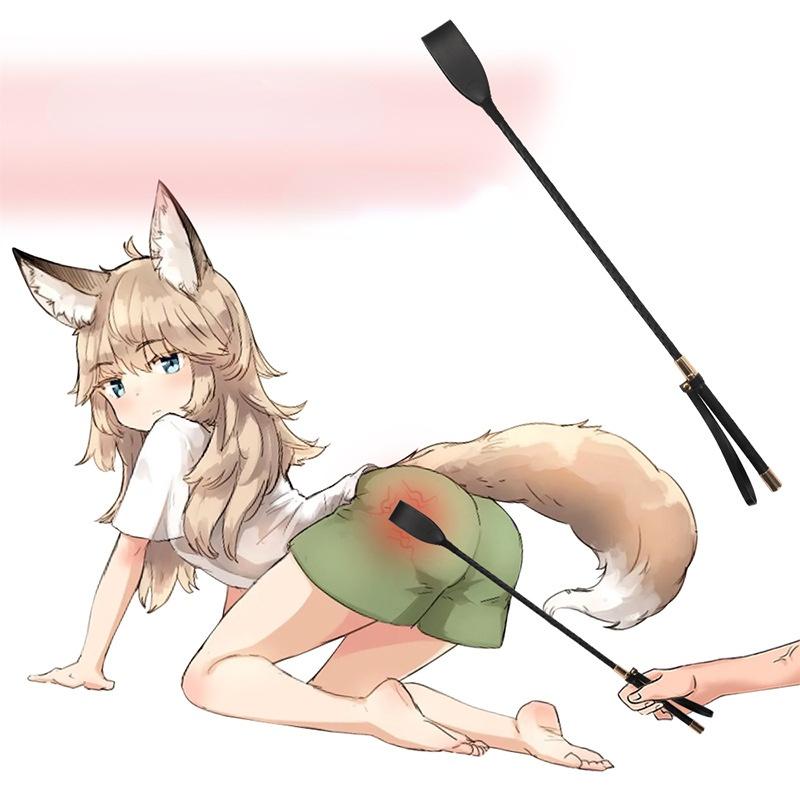 30-60CM SM Bondage Sex Toys Leather Whips Fetish BDSM Long Horse Riding Spanking Flirt Flogger Adult Games for Couples 3