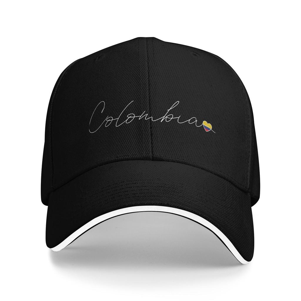Women Unisex Colombiano Flag Colombia Outdoor Hat Adjustable Cap Casual Baseball Cap Sunscreen Hats