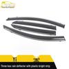 Yida Sedan Rain Guard Trim with Bright Plastic Strip - PS Plastic Deflector Sticker Accessory