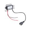 DC12V 24V Понижающий до 5V 3A USB Преобразователь Питания USB Автомобильное Зарядное Устройство Совместимо для Зарядки Электроники 13см Вход